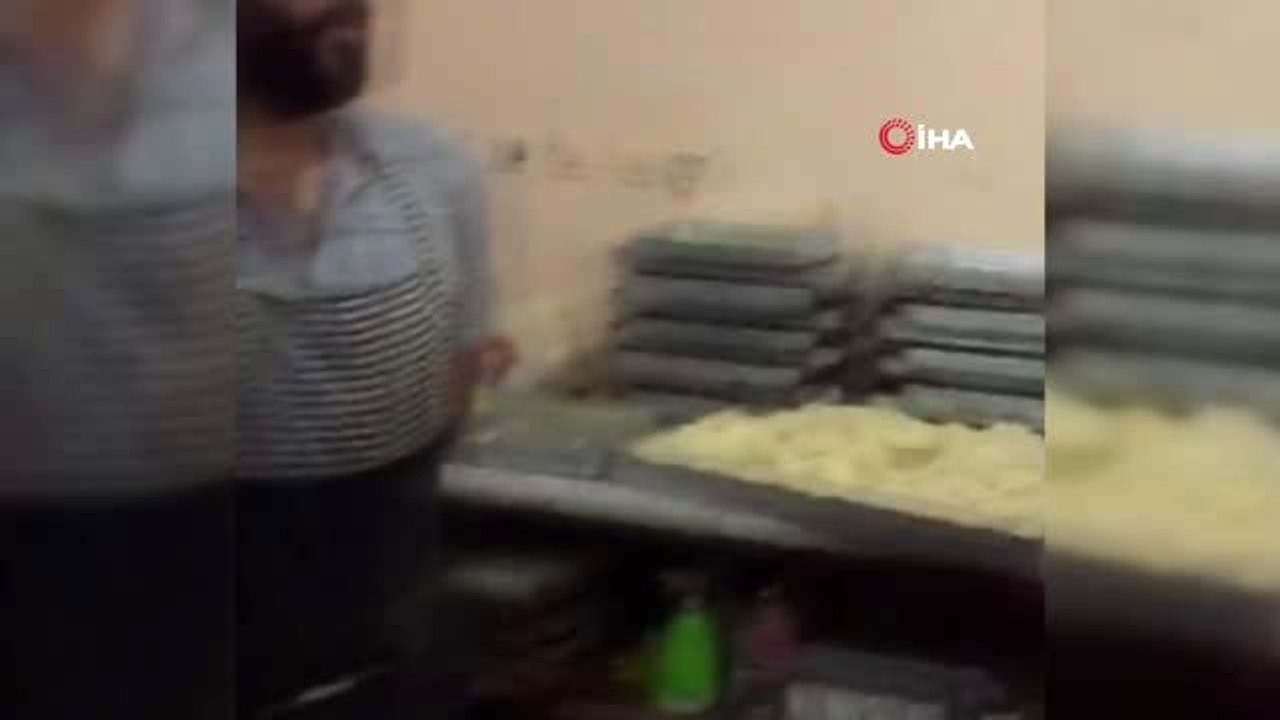 İzmir'de tatlıcı baskını: Adeta mikrop imalathanesi
