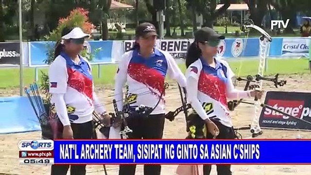 National archery team, sisipat ng ginto sa Asian Championships