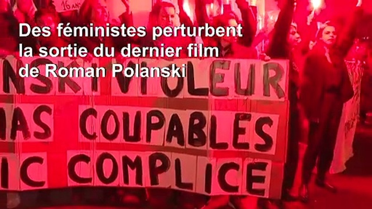 Des féministes bloquent à Paris une avant-première du "J'accuse" de Polanski
