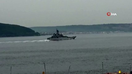 Rus savaş gemisi ‘Azov’ Çanakkale Boğazı'ndan geçti