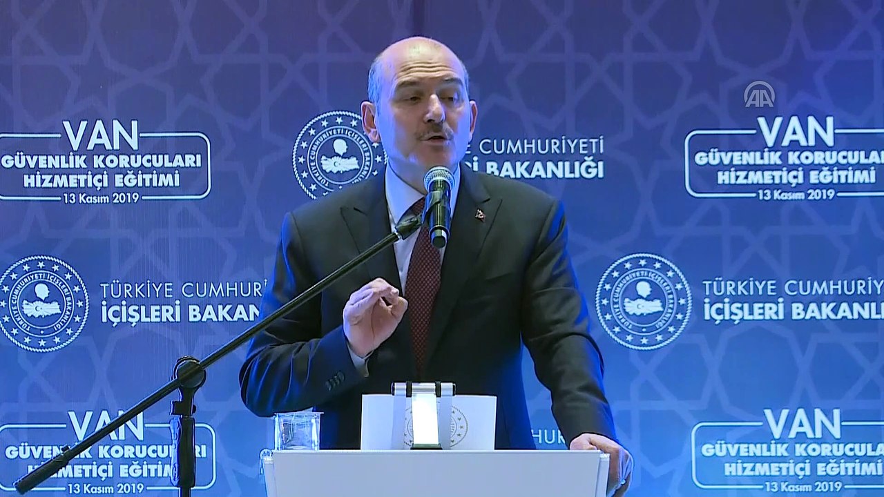 Soylu: '(Güvenlik Korucuları) En ufak bir eksiğe, en ufak bir ayrıma müsaade etmeyiz' - VAN
