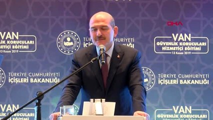 Van içişleri bakanı soylu van'da konuştu