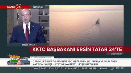 Ersin Tatar 24 TV'de