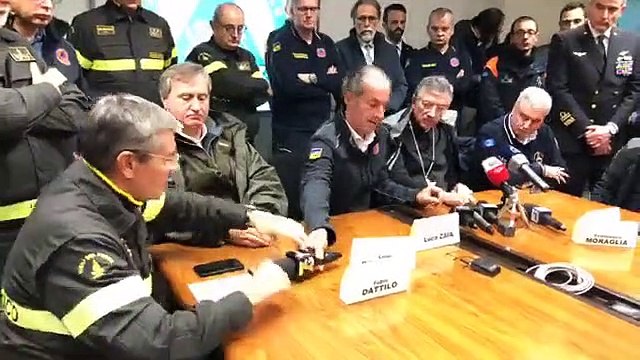 Zaia dalla Sala operativa della Protezione civile di Marghera -2- (13.11.19)