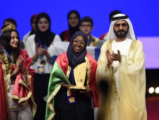 رد فعل هديل أنور بعد الفوز في تحدي القراءة العربي