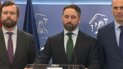 Abascal acusa a Sánchez de "estafa electoral"
