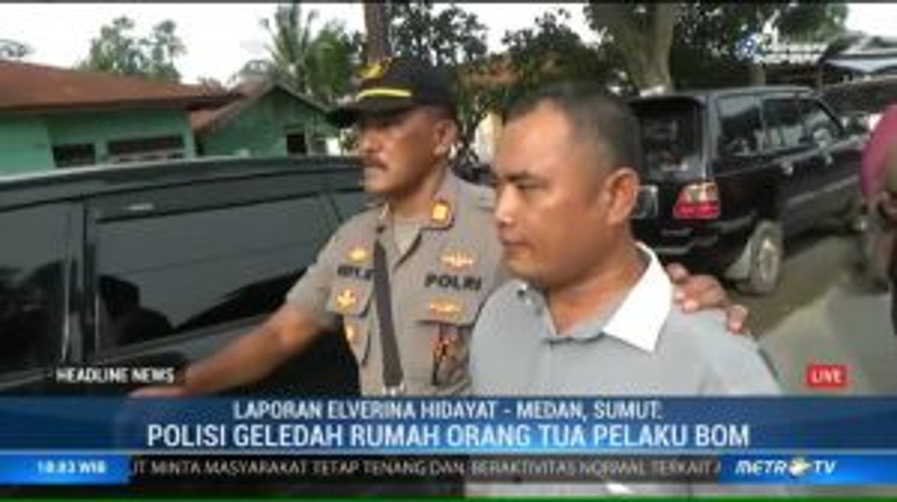 Mertua Pelaku Bom Bunuh Diri Medan Dimintai Keterangan