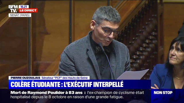 Pierre Ouzoulias (sénateur PCF): À la jeunesse, vous renvoyez le message détestable qu'elle ne serait qu'une charge