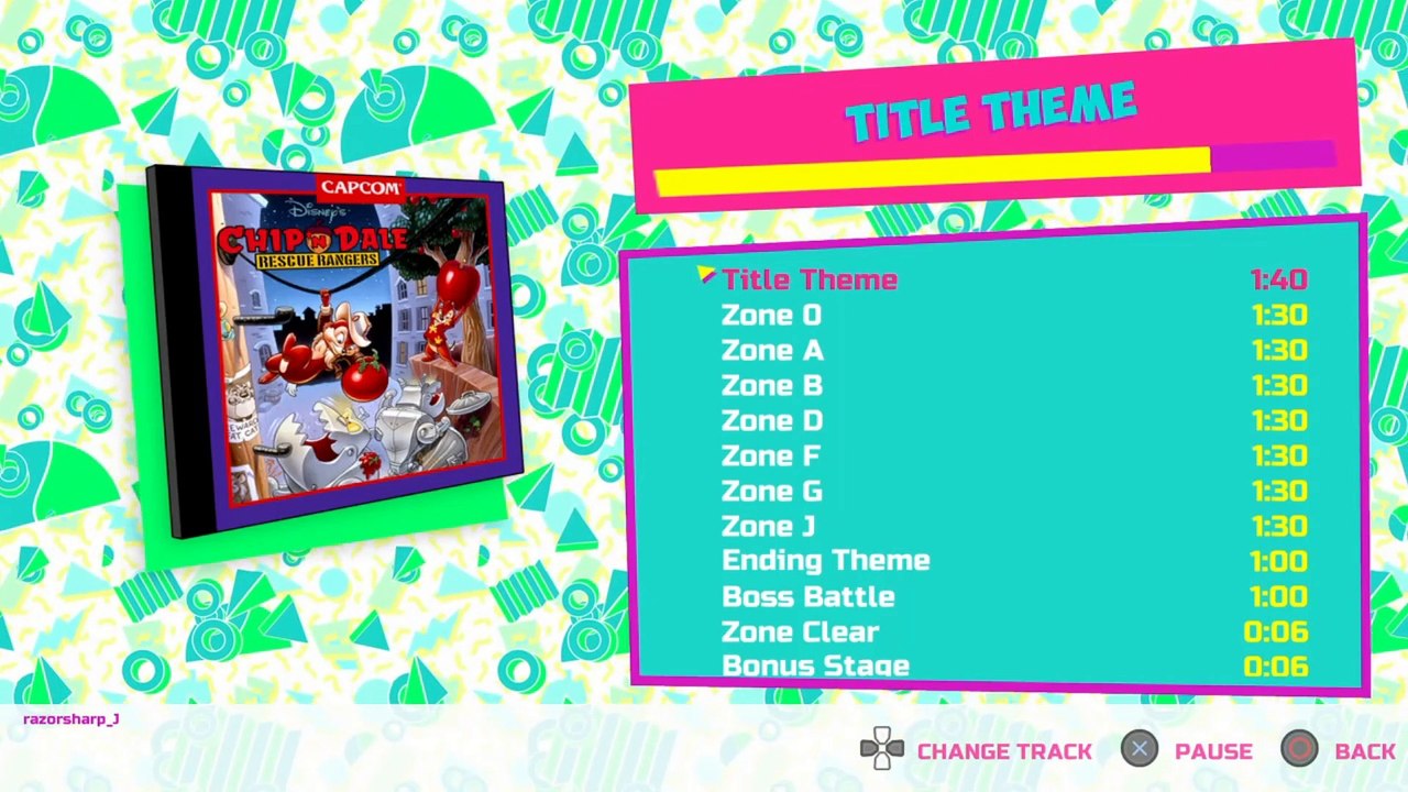 Chip and Dale Rescue Rangers NES Soundtrack