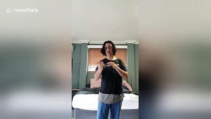 Aussie combats ADHD fidgeting by juggling with a knife