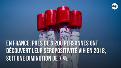 Une victoire contre le VIH : le nombre de séropositifs dépistés a diminué entre 2017 et 2018