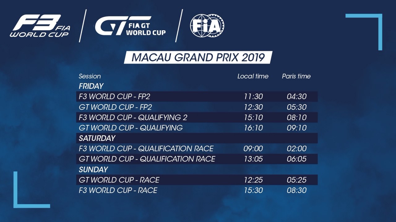 LIVE - 2019 MACAU GRAND PRIX LIVE STREAM.