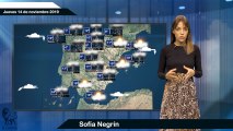 El pronóstico del tiempo para el jueves 14 de noviembre.