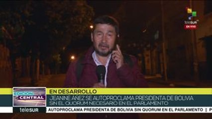 Bolivia: tensa calma en La Paz tras autoproclamación de Áñez como pdta