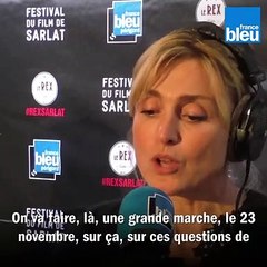 Lutte contre les féminicides : Julie Gayet demande plus de moyens