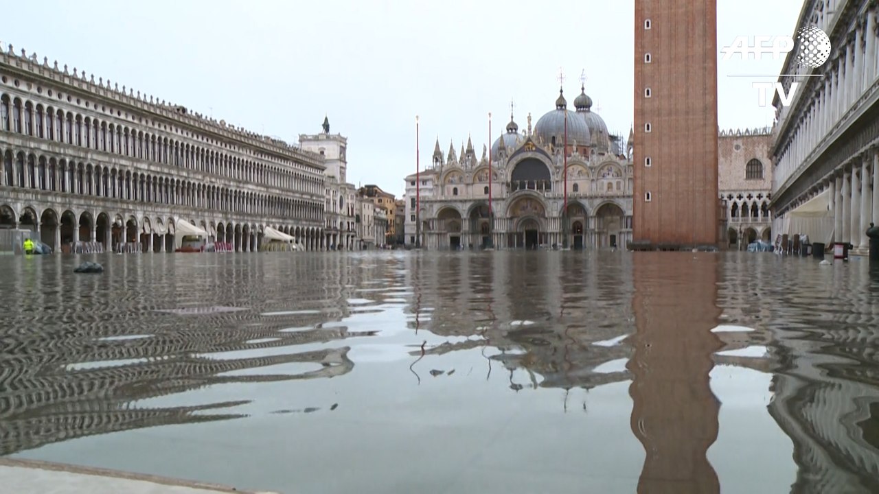 Venedig kämpft im Hochwasser um den Markusdom