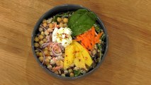 Salade de pois chiches et mangue