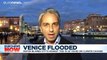 Venice flooding at historic levels during high tide
