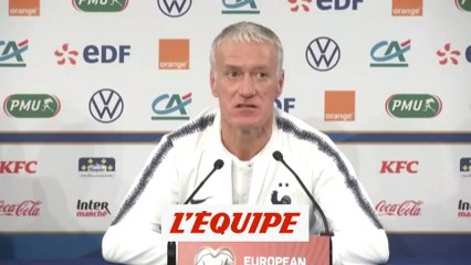 Deschamps «Ne pas croire qu'on est déjà qualifiés» - Foot - Bleus