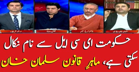 "Federal cabinet can remove name from ECL," Salman Khan Niazi