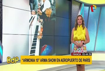 Armonía 10: orquesta peruana armó la fiesta en aeropuerto de París