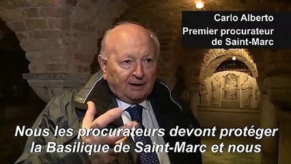 Venise: la basilique Saint-Marc endommagée par l'"acqua alta"