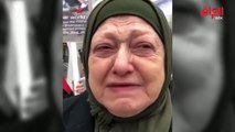 حديث بغداد | عراقية مسنة تبكي بين المتظاهرين وتدعو لهم