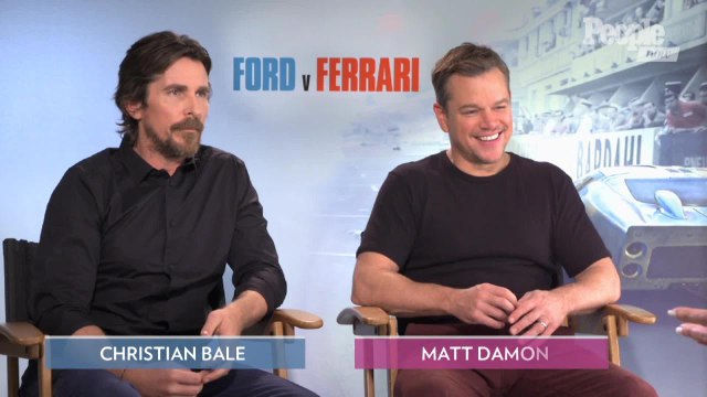 Christian Bale and Matt Damon Joke About 'Ford v Ferrari' Fight Scene:  'Batman Versus Bourne' - video Dailymotion