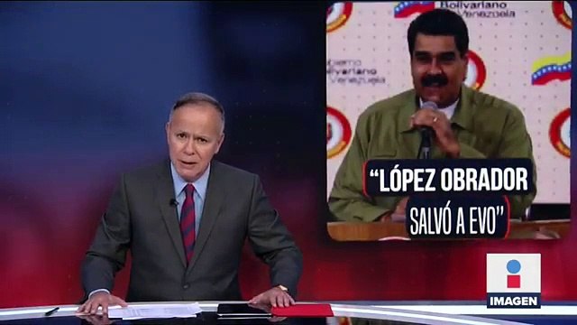 Maduro envía mensaje a México por dar asilo a Evo Morales