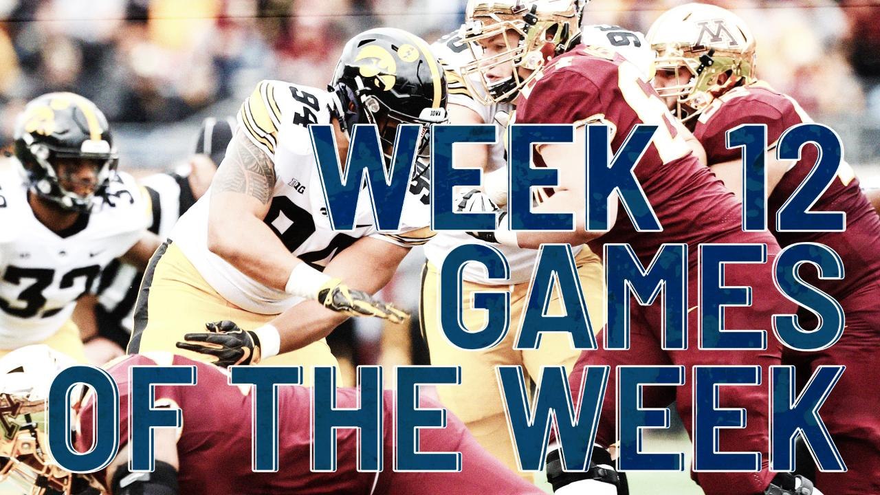 Week 12: College Football Games of the Week