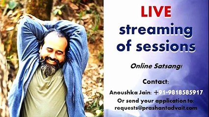 Acharya Prashant, with students - Listening, Attention and Ecstasy
