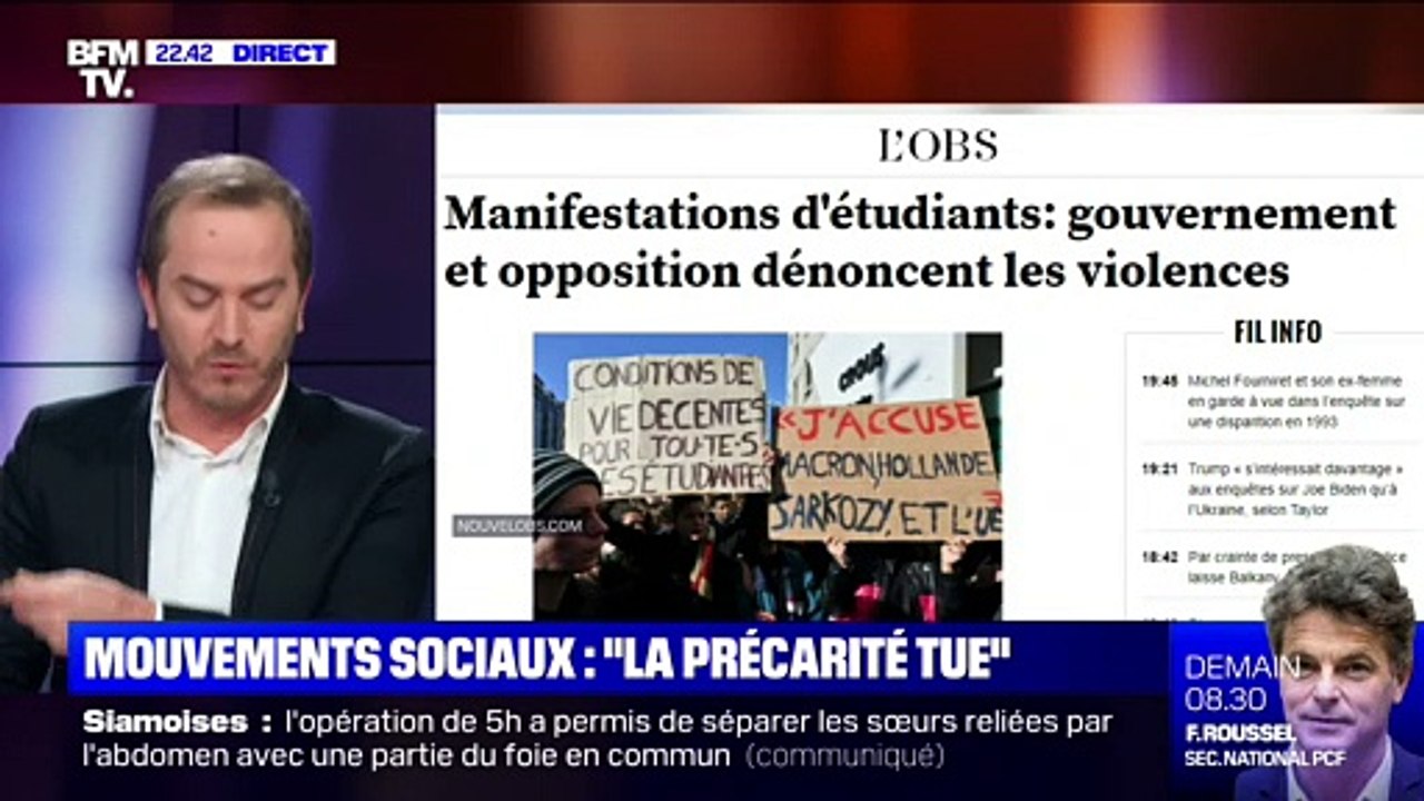 Mouvements sociaux: "la précarité tue" - 13/11