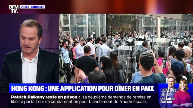 Hong Kong: une application pour dîner en paix - 13/11