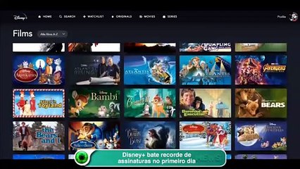 Disney+ bate recorde assinaturas no primeiro dia