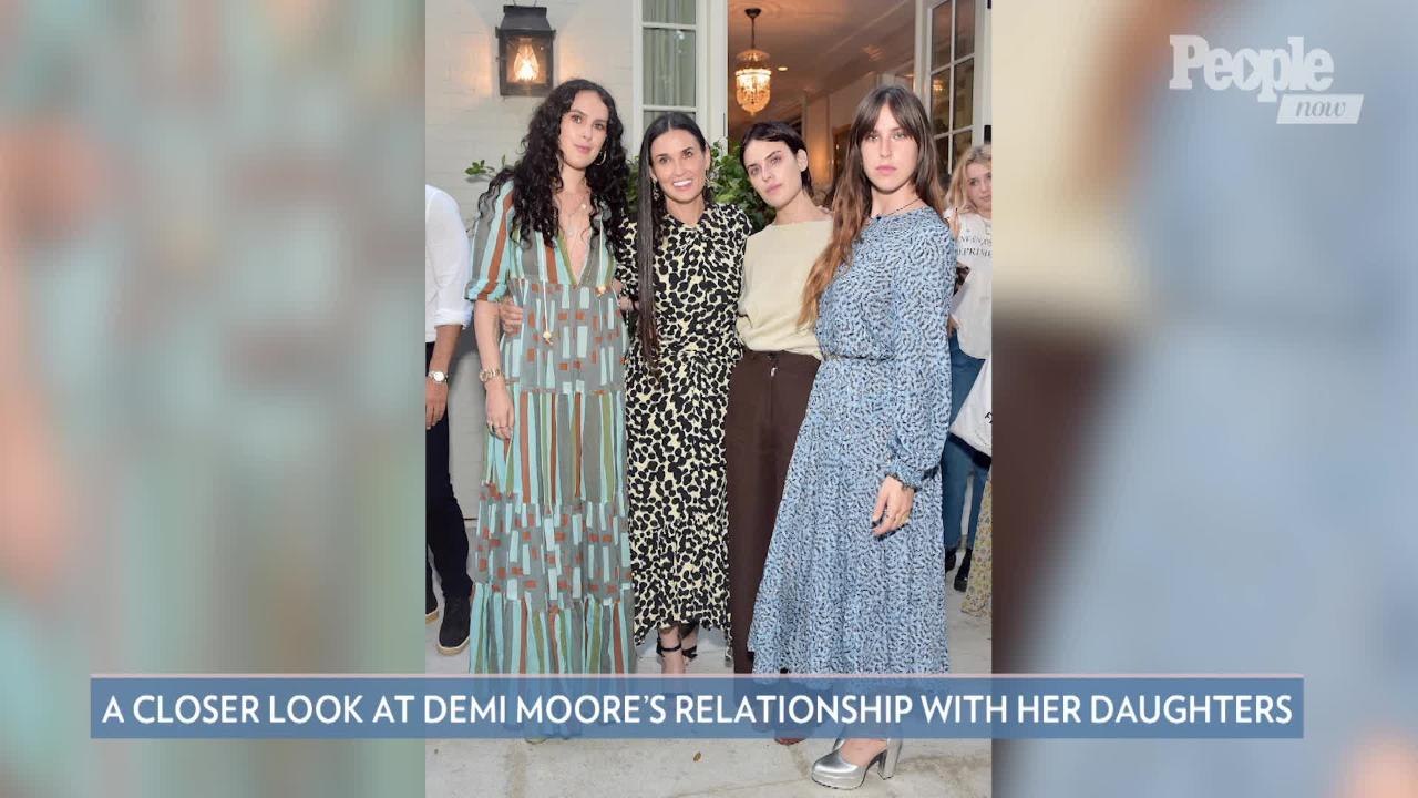 Demi Moore Repairs Relationship with Daughters...