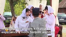 Chinese tourists say 'I do' to Serbia