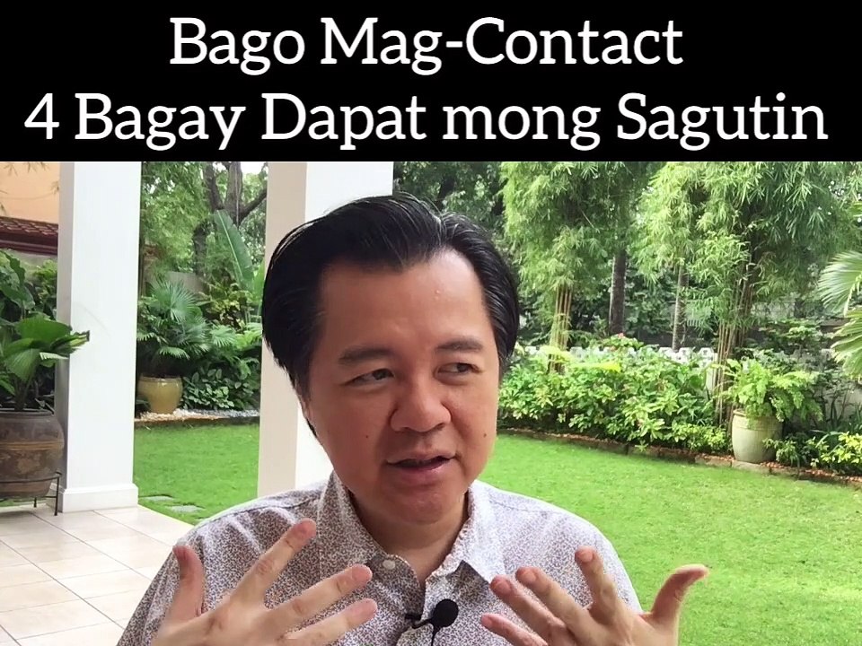 Bago Mag-Contact 4 Dapat Alamin -  Payo ni Doc Willie Ong