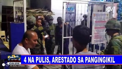 4 na pulis, arestado sa pangingikil