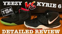 Nike Kyrie 6 Sneaker Detailed Review Comparison VS Kanye Nike Air Yeezy 2 Shoes