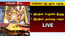 சபரிமலை வழக்கு:7 நீதிபதிகள் அமர்வுக்கு மாற்றம் - LIVE