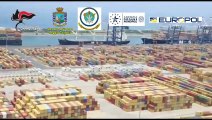 Sequestro record di  cocaina al porto di Gioia Tauro, oltre 1200 kg