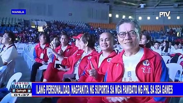 Sendoff ceremony ng ating atleta para sa 30th SEA Games, isinagawa