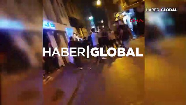 Dışarı atılınca ortalığı savaş meydanına çevirdi