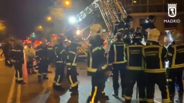 Dos heridos en la explosión de una caldera en Madrid