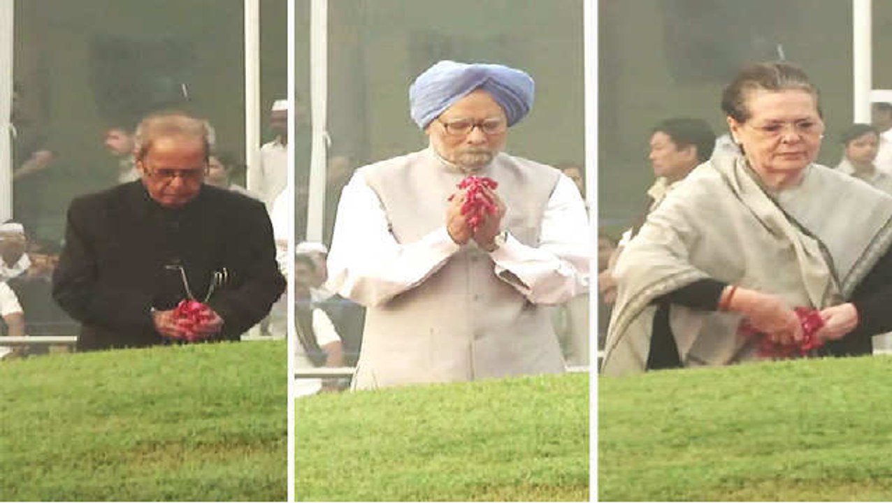 Manmohan Singh, Sonia Gandhi pay tribute to Jawaharlal Nehru on birth anniversary