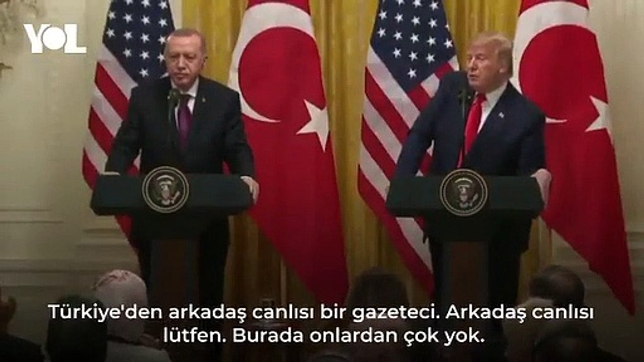 Trump'tan Kaplan'a: Gazeteci olduğuna emin misin?