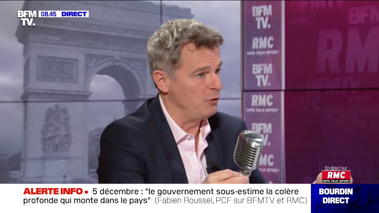 Fabien Roussel (PCF): "Ça doit être le travail et le capital qui doivent cotiser" pour les retraites
