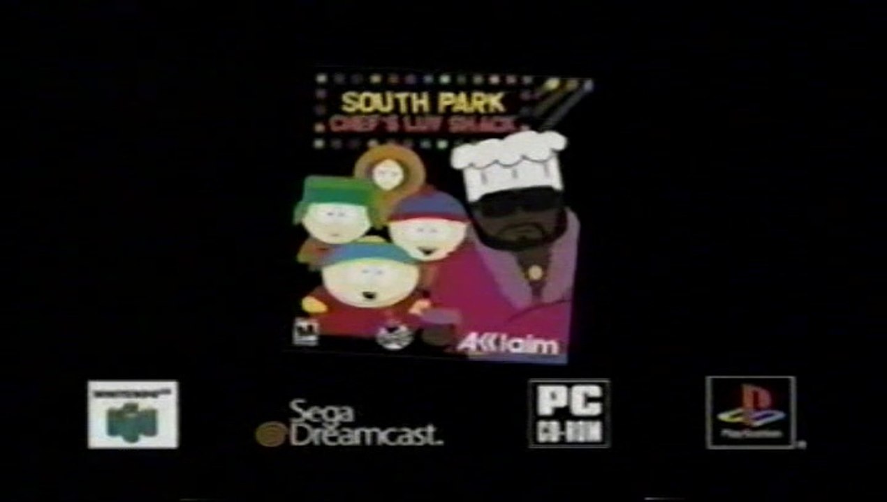 1999 "South Park" Chef's Luv Shack" Video Game TV Ad