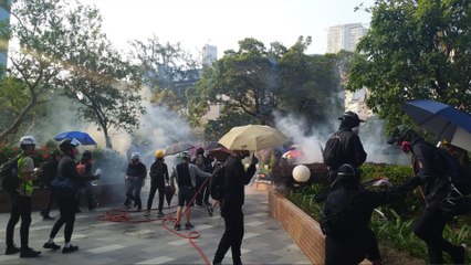 Disruptions across Hong Kong as city braces for another day of protest violence