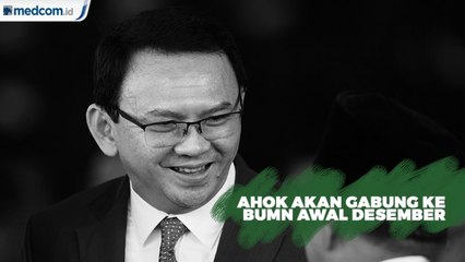 Ahok Akan Gabung ke BUMN Awal Desember